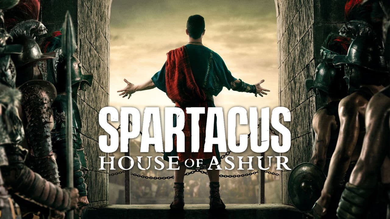 Spartacus: House of Ashur — backdrops with title 1