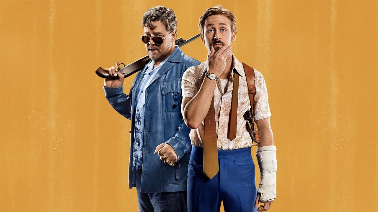 The Nice Guys — backdrops with title 1