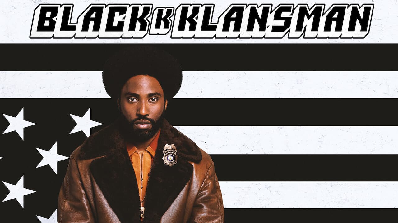 BlacKkKlansman — backdrops with title 3