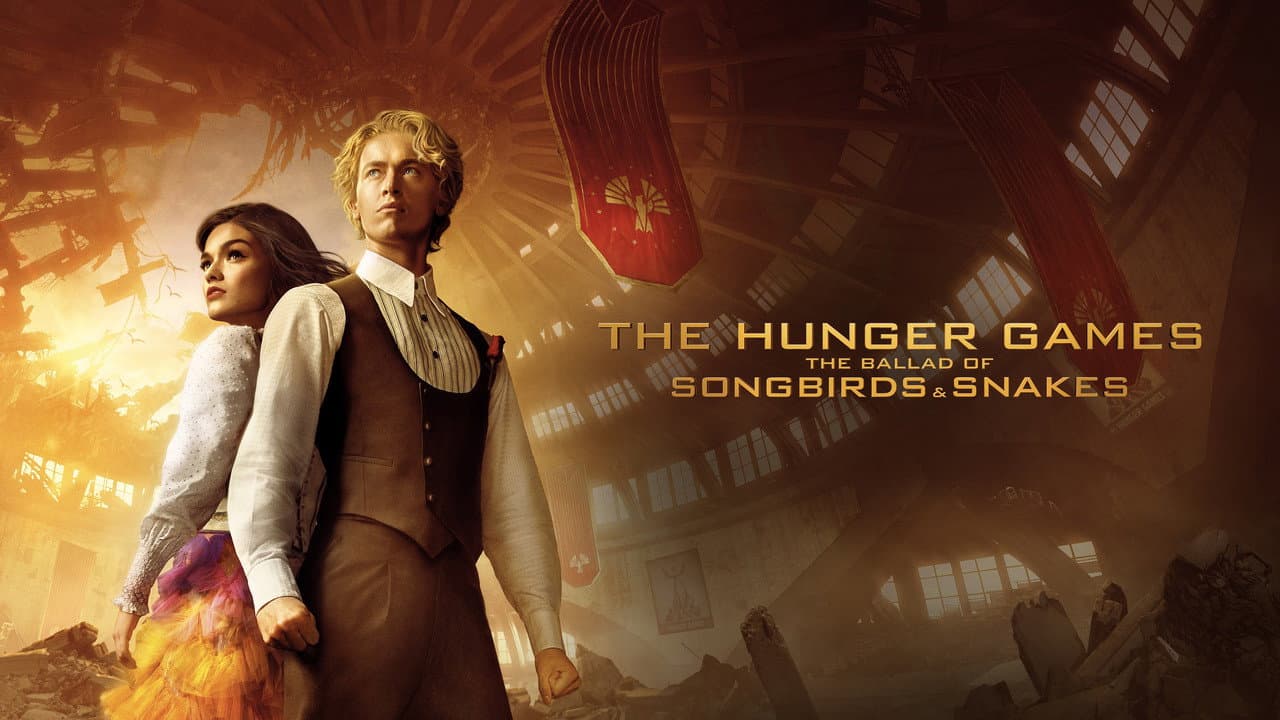 The Hunger Games: The Ballad of Songbirds & Snakes — backdrops with title 4