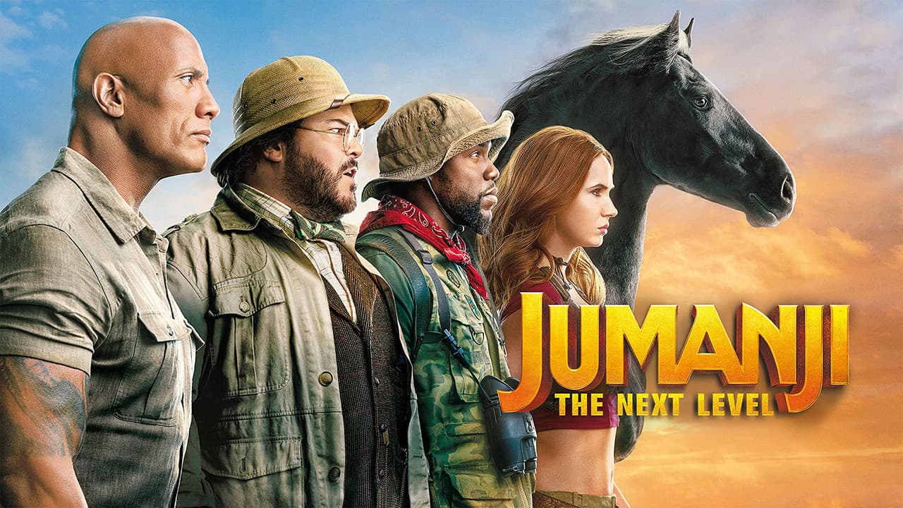 Jumanji: The Next Level — backdrops with title 6