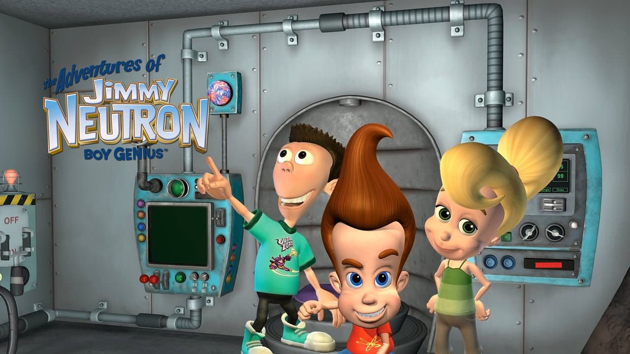 The Adventures of Jimmy Neutron: Boy Genius — backdrops with title 1
