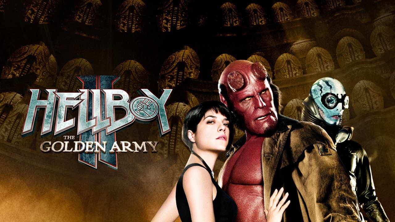 Hellboy II: The Golden Army — backdrops with title 4