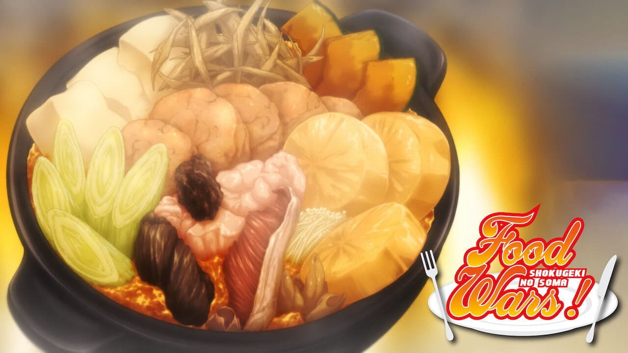 Food Wars! Shokugeki no Soma — backdrops with title 6