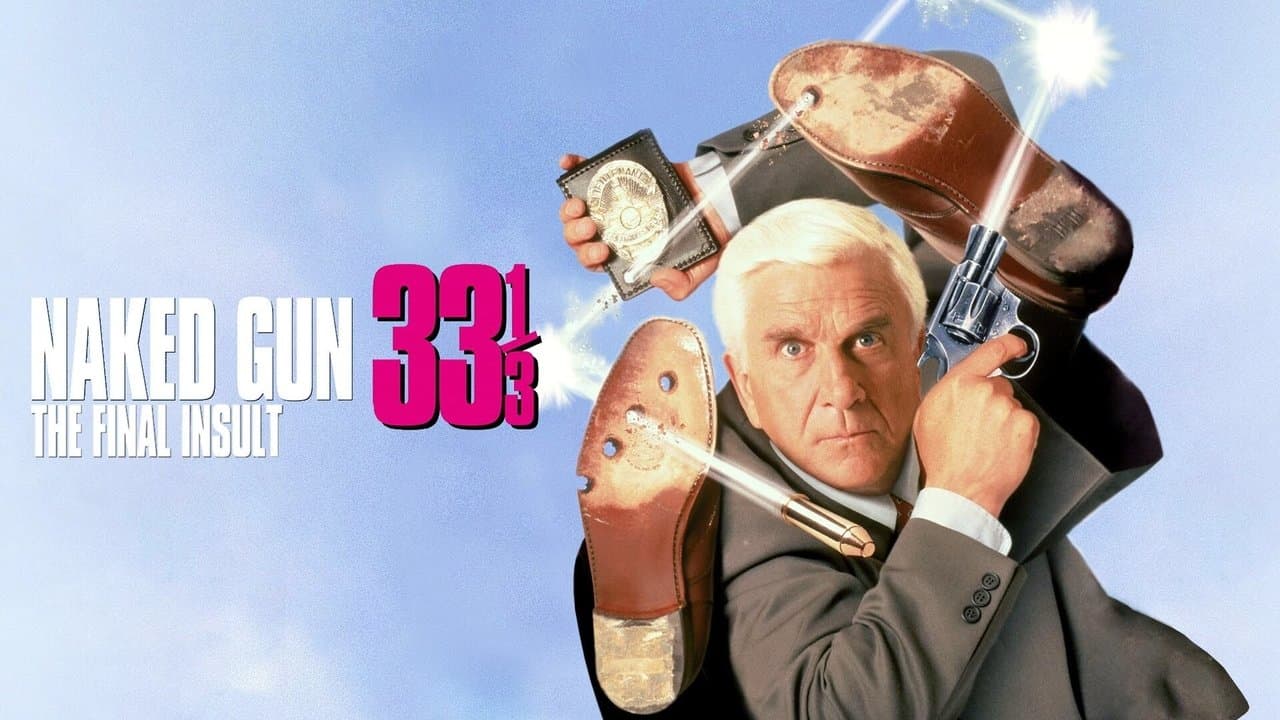 Naked Gun 33⅓: The Final Insult — backdrops with title 3