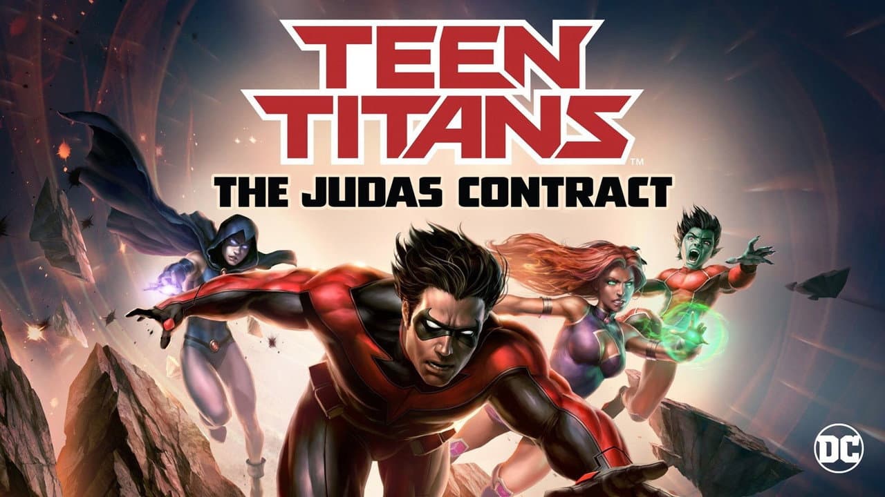 Teen Titans: The Judas Contract — backdrops with title 3