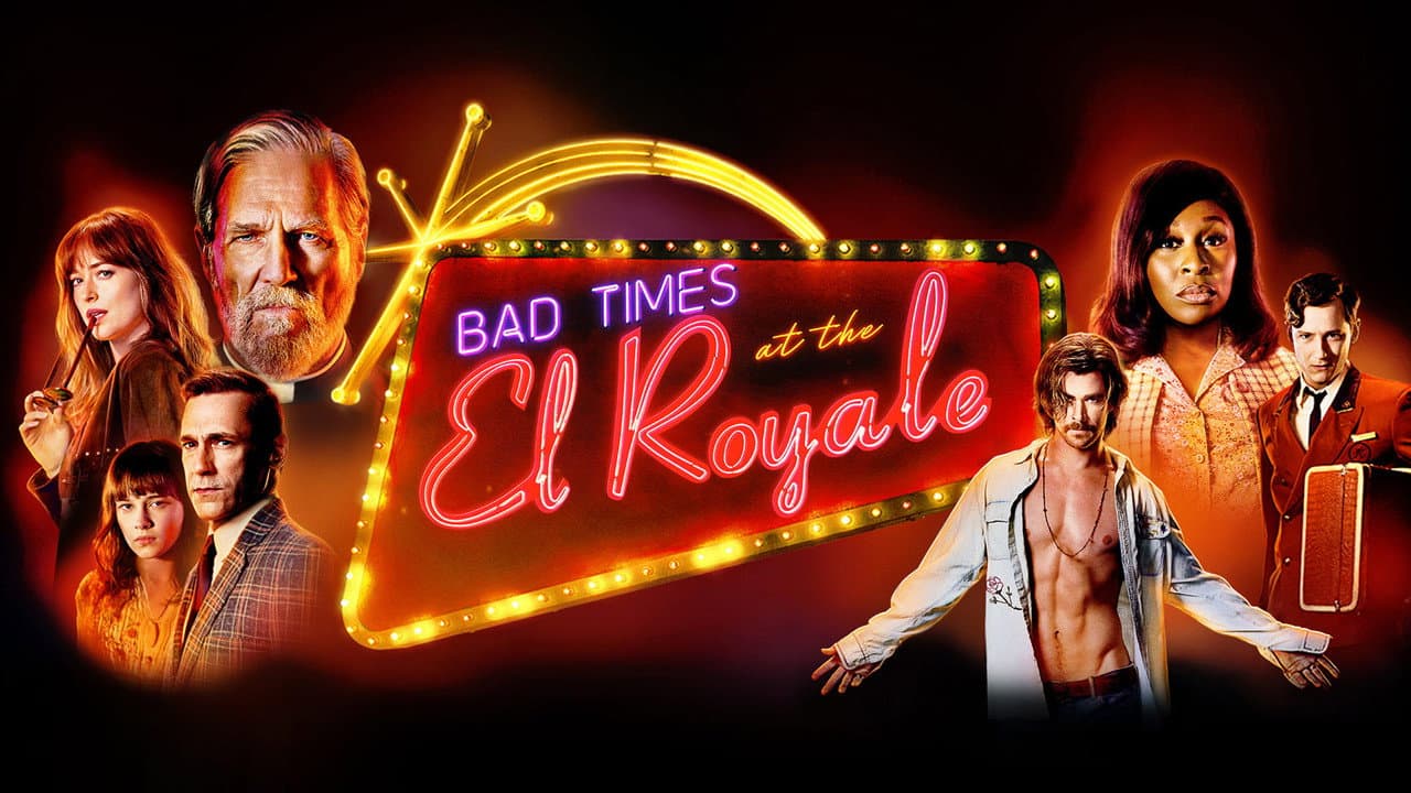 Bad Times at the El Royale — backdrops with title 5