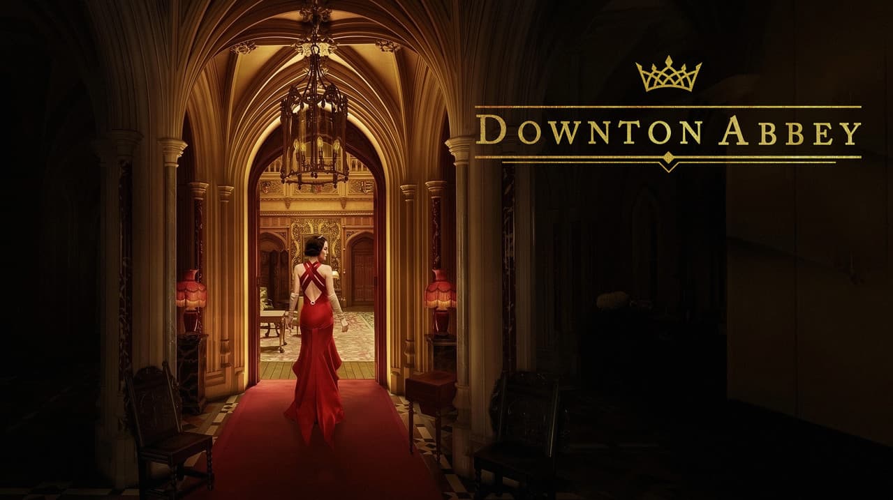 Downton Abbey: The Grand Finale — backdrops with title 3