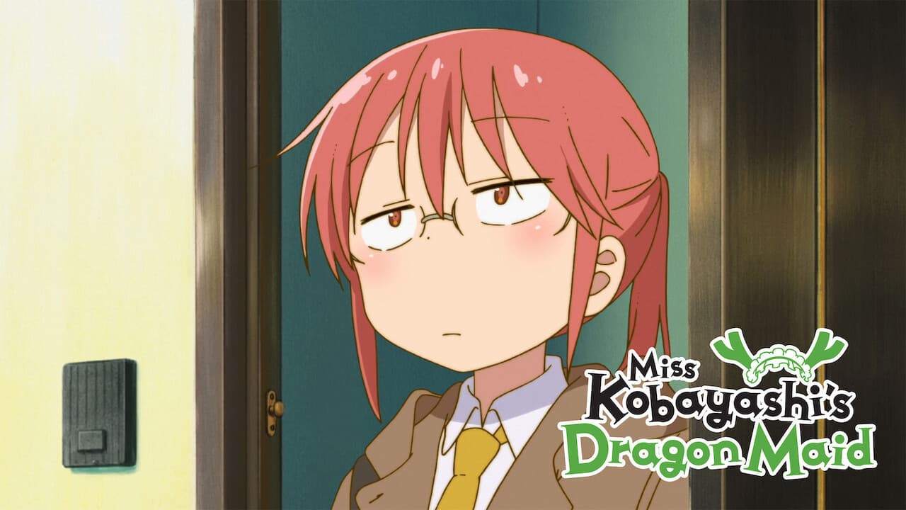 Miss Kobayashi's Dragon Maid — backdrops with title 2