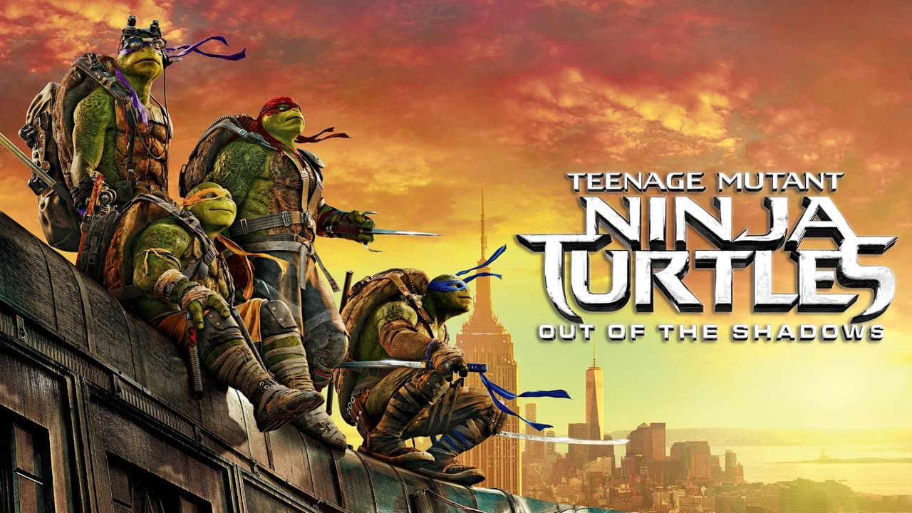 Teenage Mutant Ninja Turtles: Out of the Shadows — backdrops with title 7
