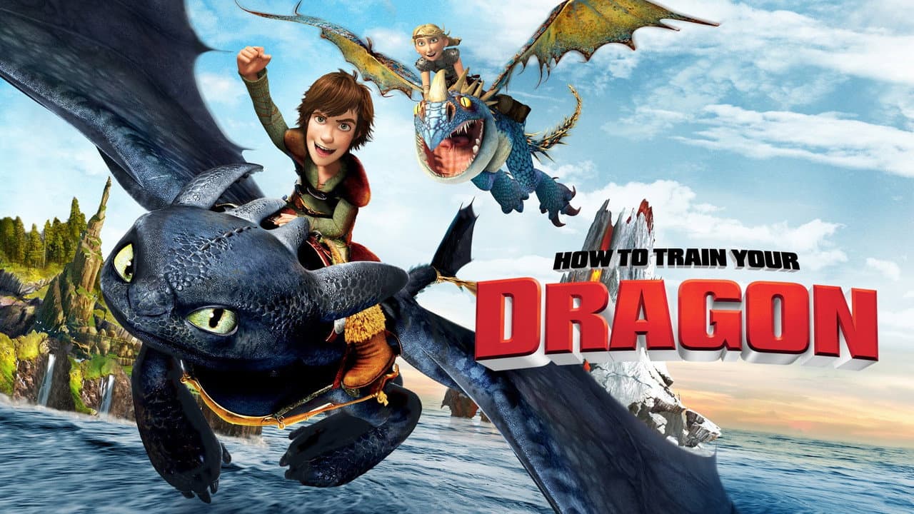 How to Train Your Dragon — backdrops with title 2