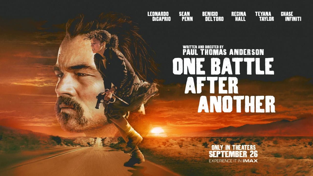 One Battle After Another — backdrops with title 7