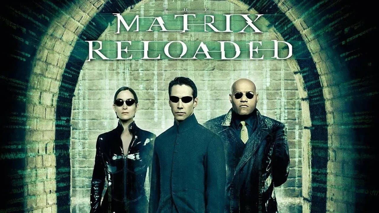 The Matrix Reloaded — backdrops with title 5