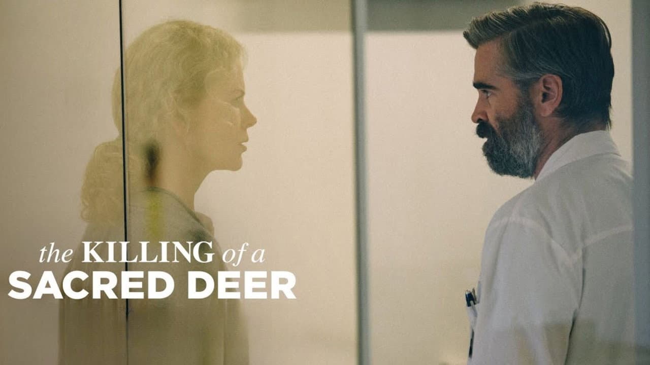 The Killing of a Sacred Deer — backdrops with title 2