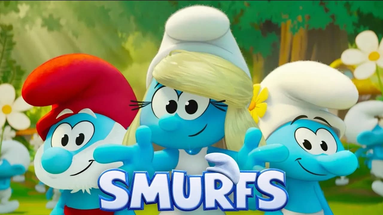 Smurfs — backdrops with title 8