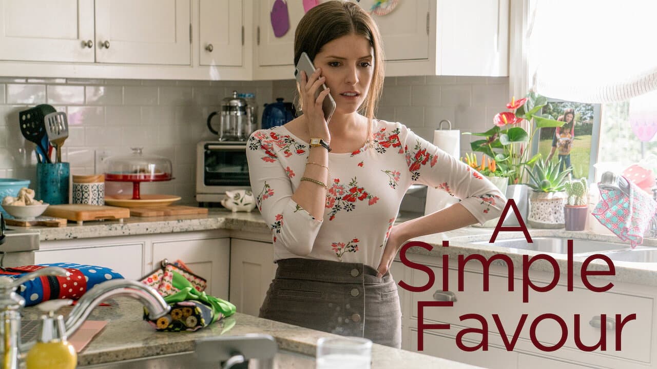 A Simple Favor — backdrops with title 5