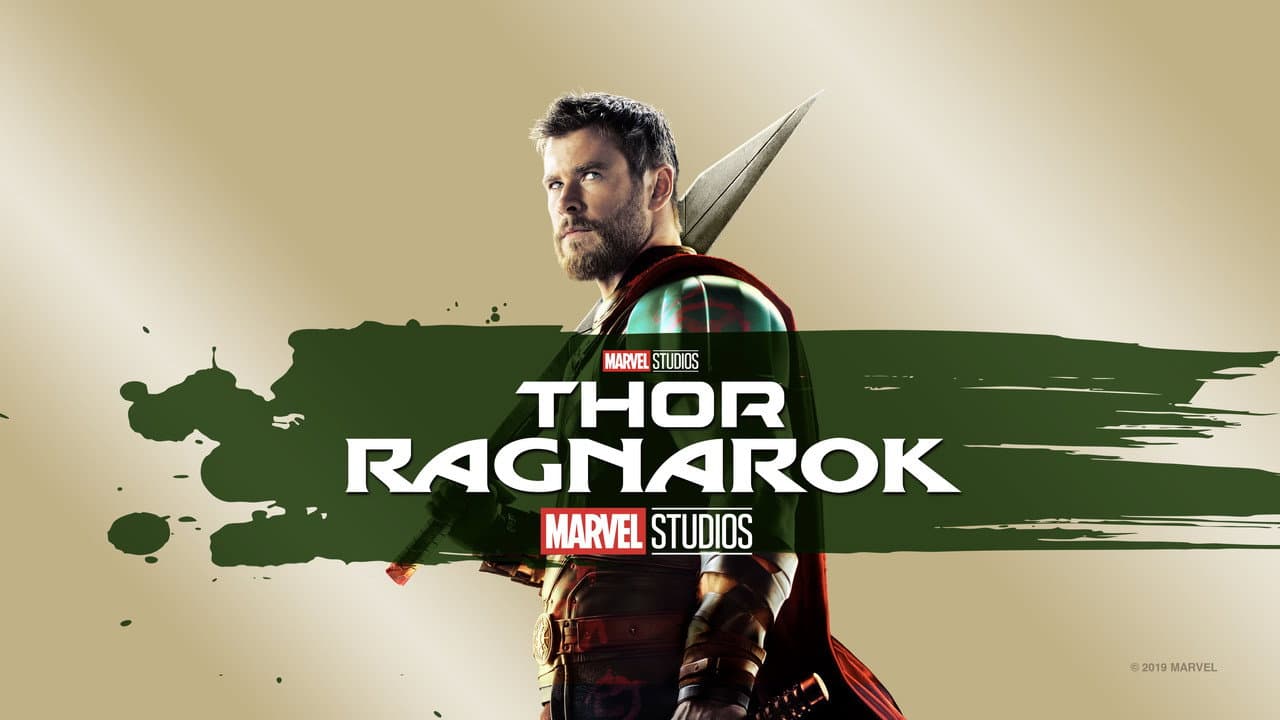 Thor: Ragnarok — backdrops with title 4