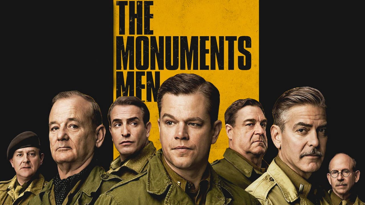The Monuments Men — backdrops with title 1