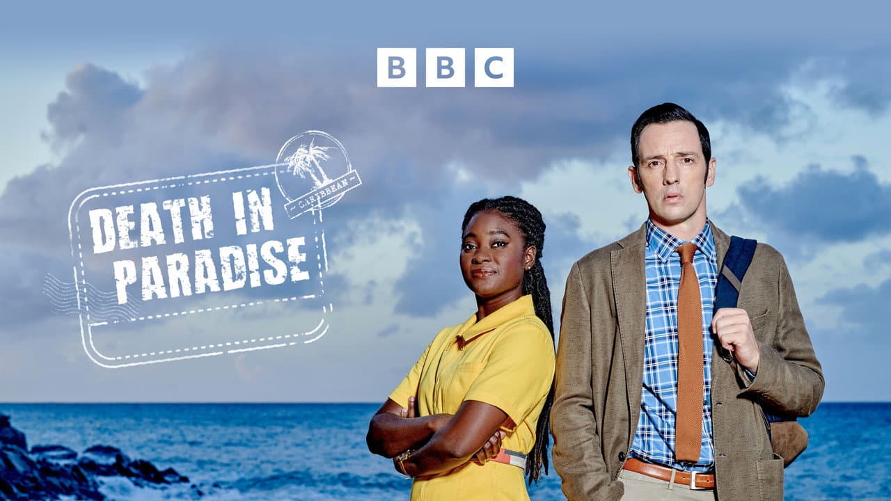 Death in Paradise — backdrops with title 7