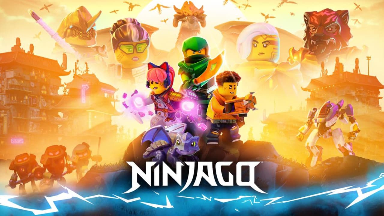 LEGO Ninjago: Dragons Rising — backdrops with title 2