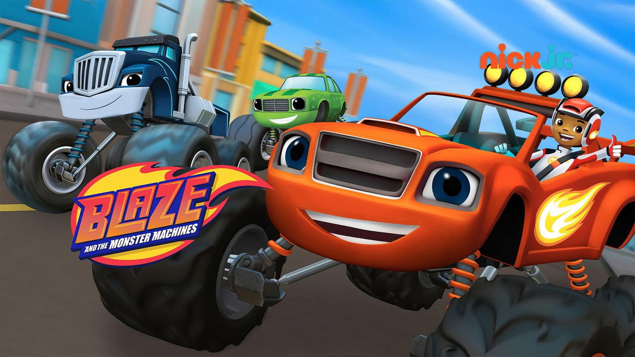 Blaze and the Monster Machines — backdrops with title 2