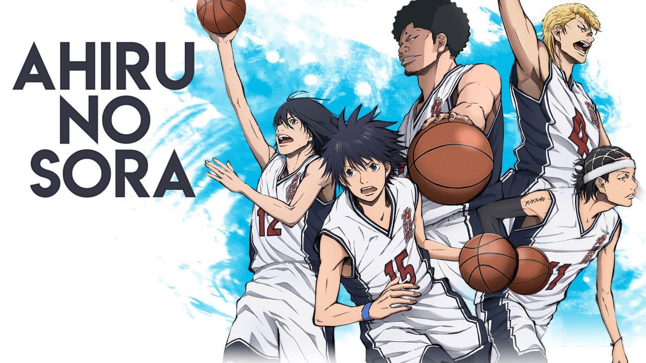 Ahiru no Sora — backdrops with title 1
