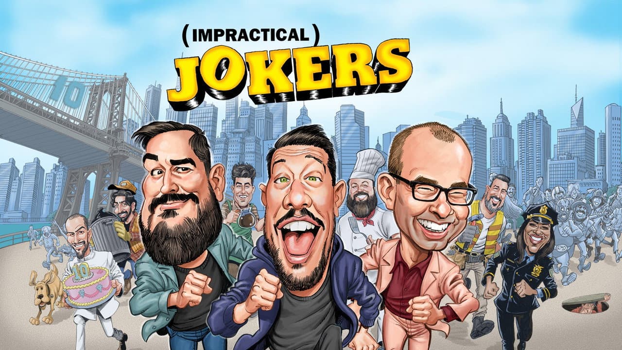 Impractical Jokers — backdrops with title 5