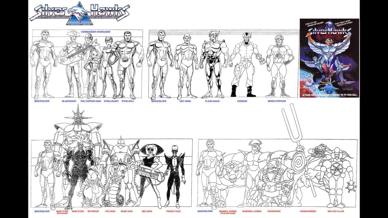 SilverHawks — backdrops with title 3