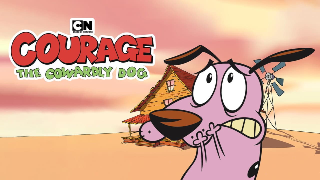 Courage the Cowardly Dog — backdrops with title 3