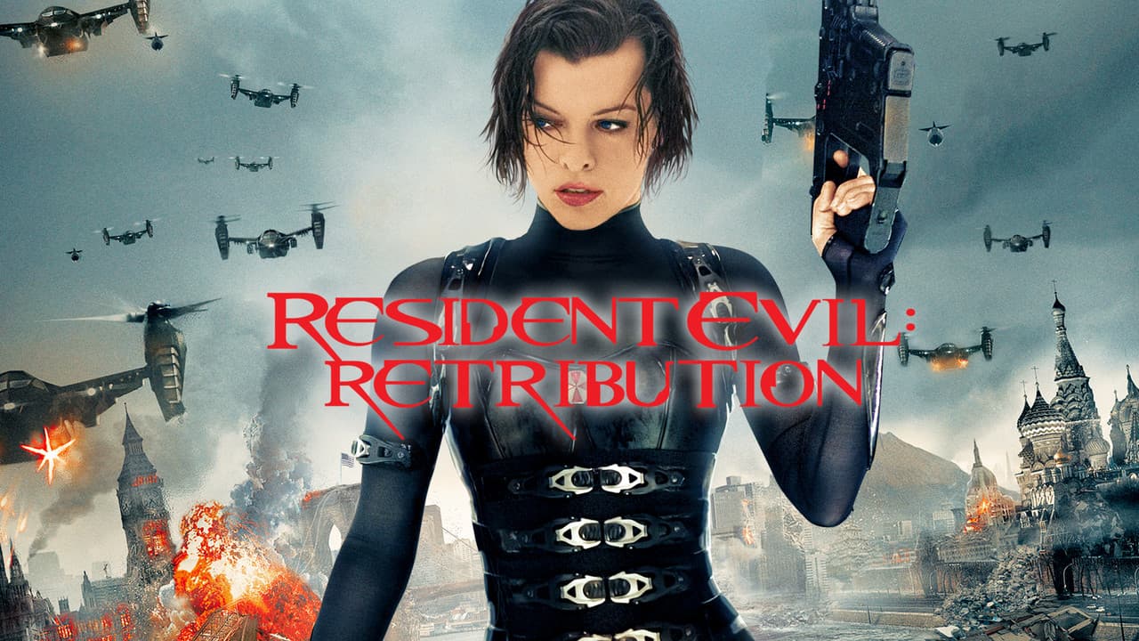 Resident Evil: Retribution — backdrops with title 5