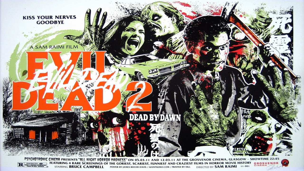 Evil Dead II — backdrops with title 3