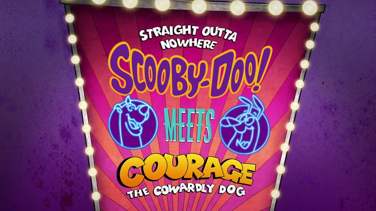 Straight Outta Nowhere: Scooby-Doo! Meets Courage the Cowardly Dog — backdrops with title 2