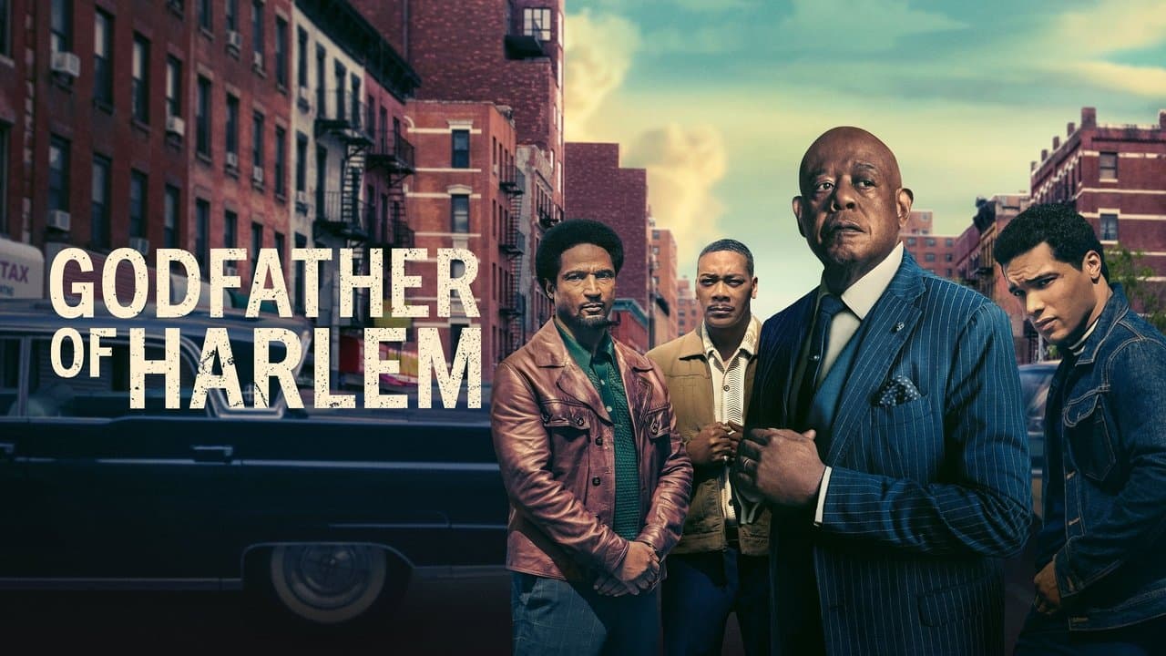Godfather of Harlem — backdrops with title 2