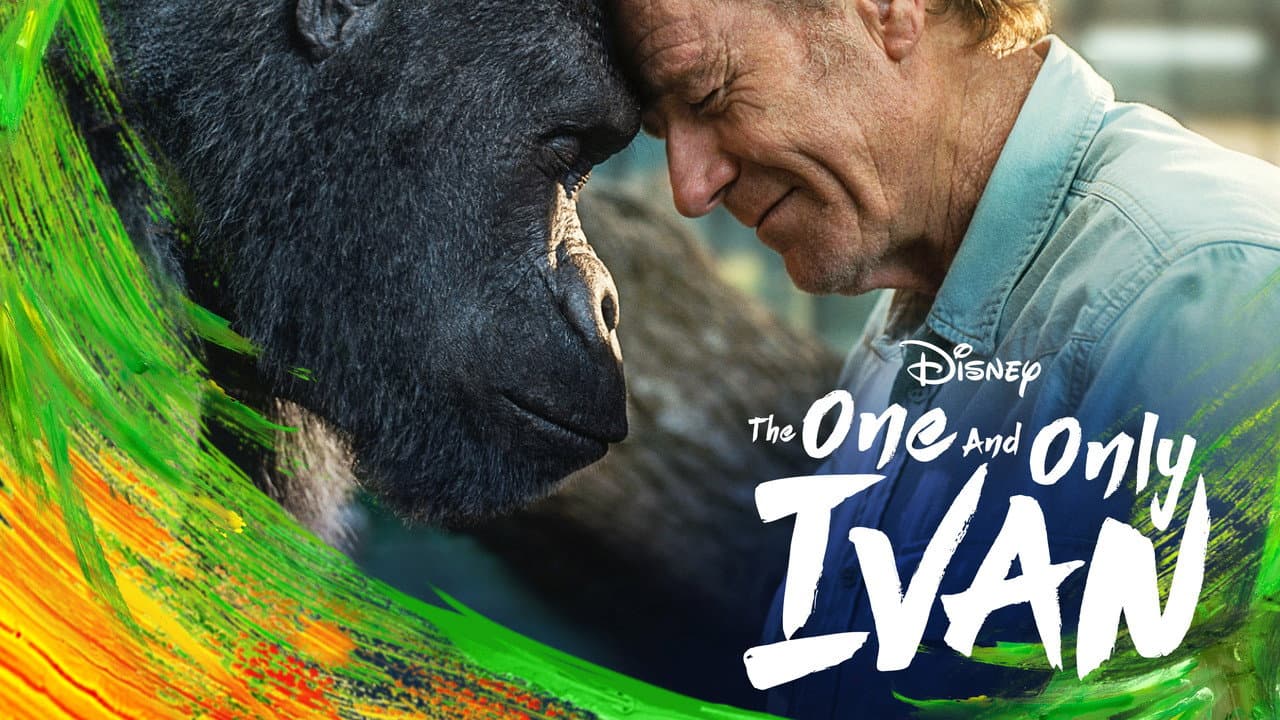 The One and Only Ivan — backdrops with title 1