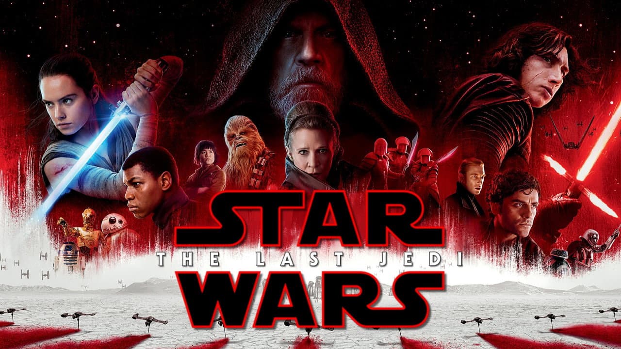 Star Wars: The Last Jedi — backdrops with title 8