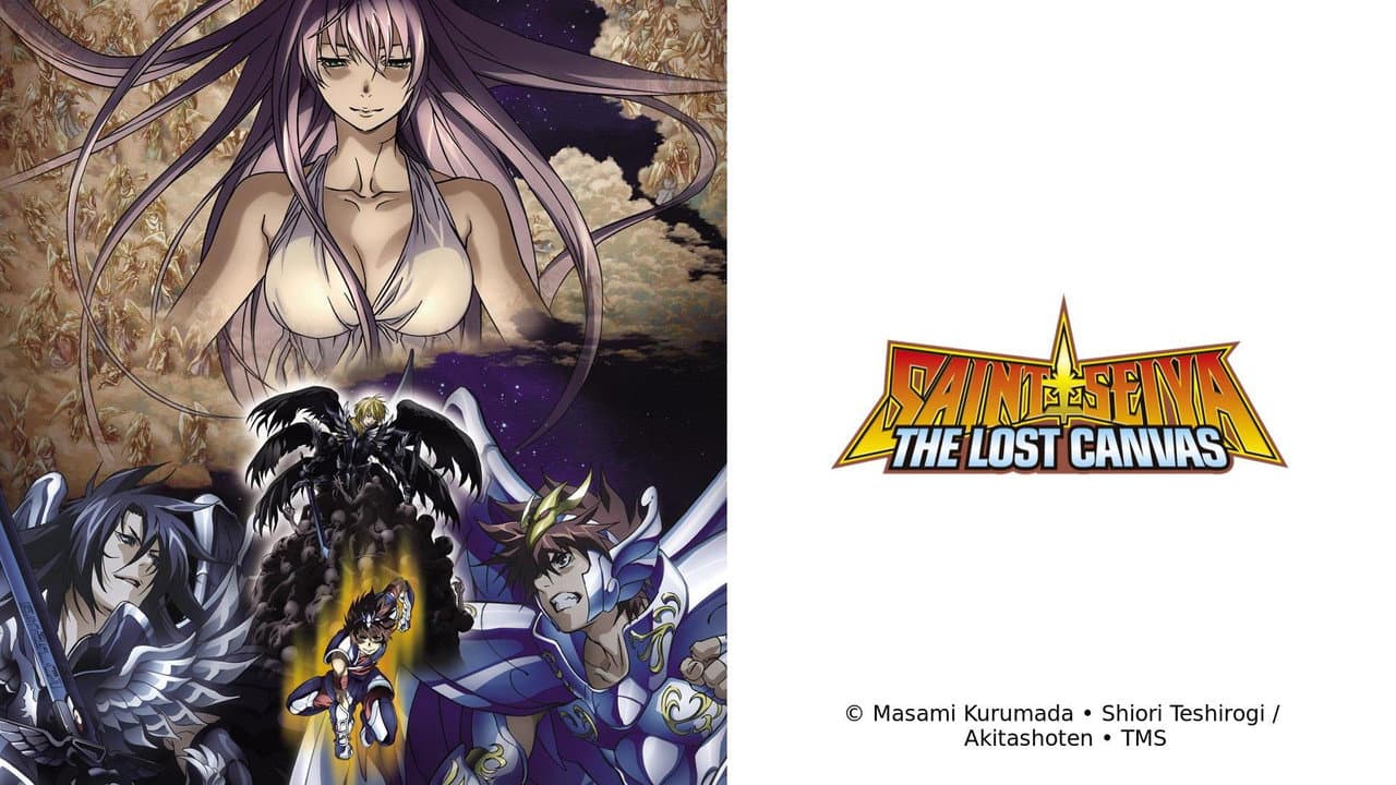 Saint Seiya: The Lost Canvas — backdrops with title 5