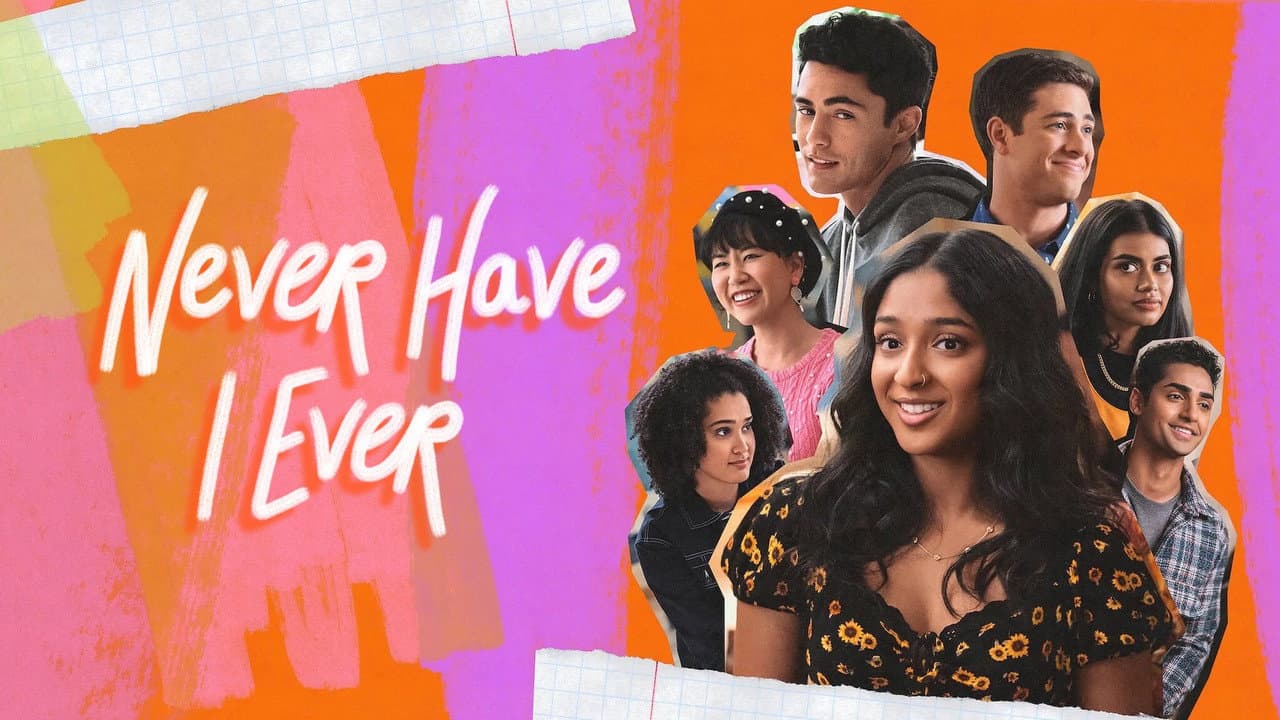 Never Have I Ever — backdrops with title 6