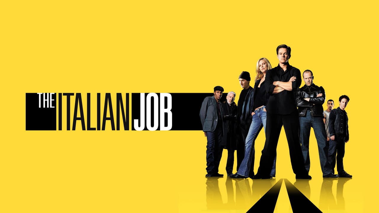 The Italian Job — backdrops with title 1