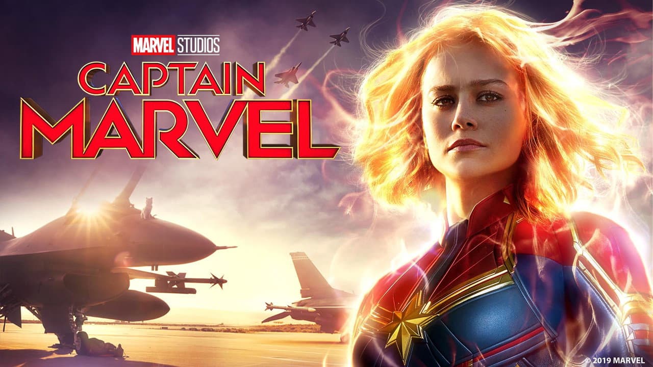 Captain Marvel — backdrops with title 3