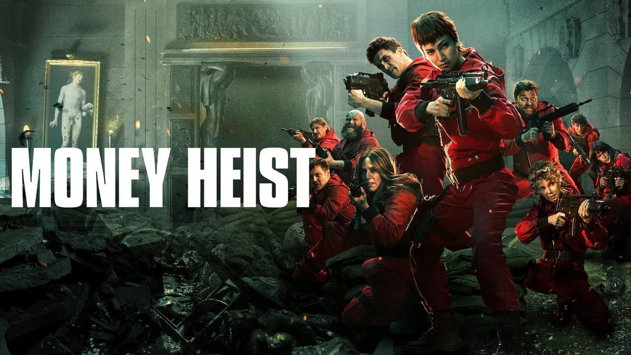 Money Heist — backdrops with title 4