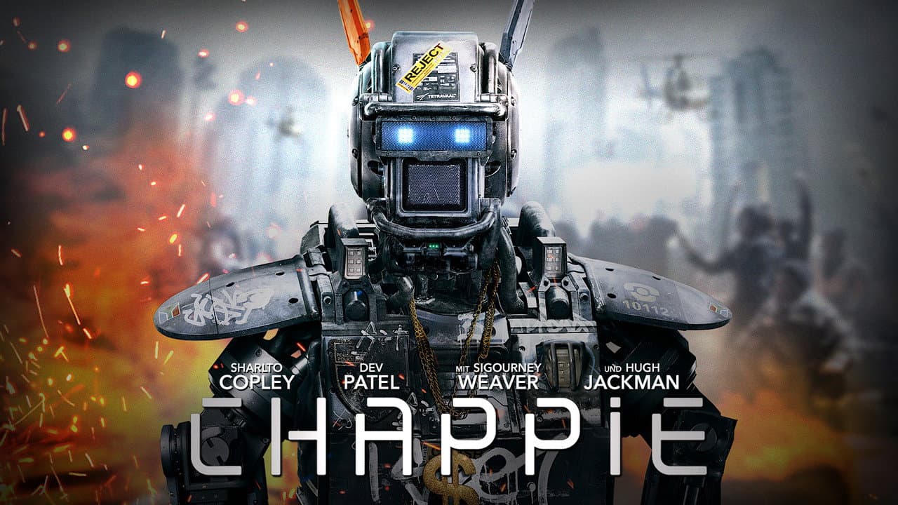 Chappie — backdrops with title 3