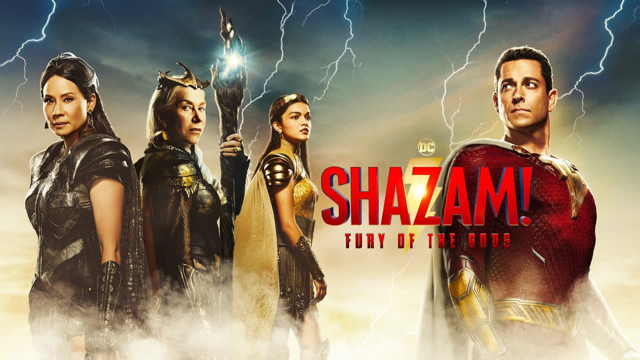 Shazam! Fury of the Gods — backdrops with title 3