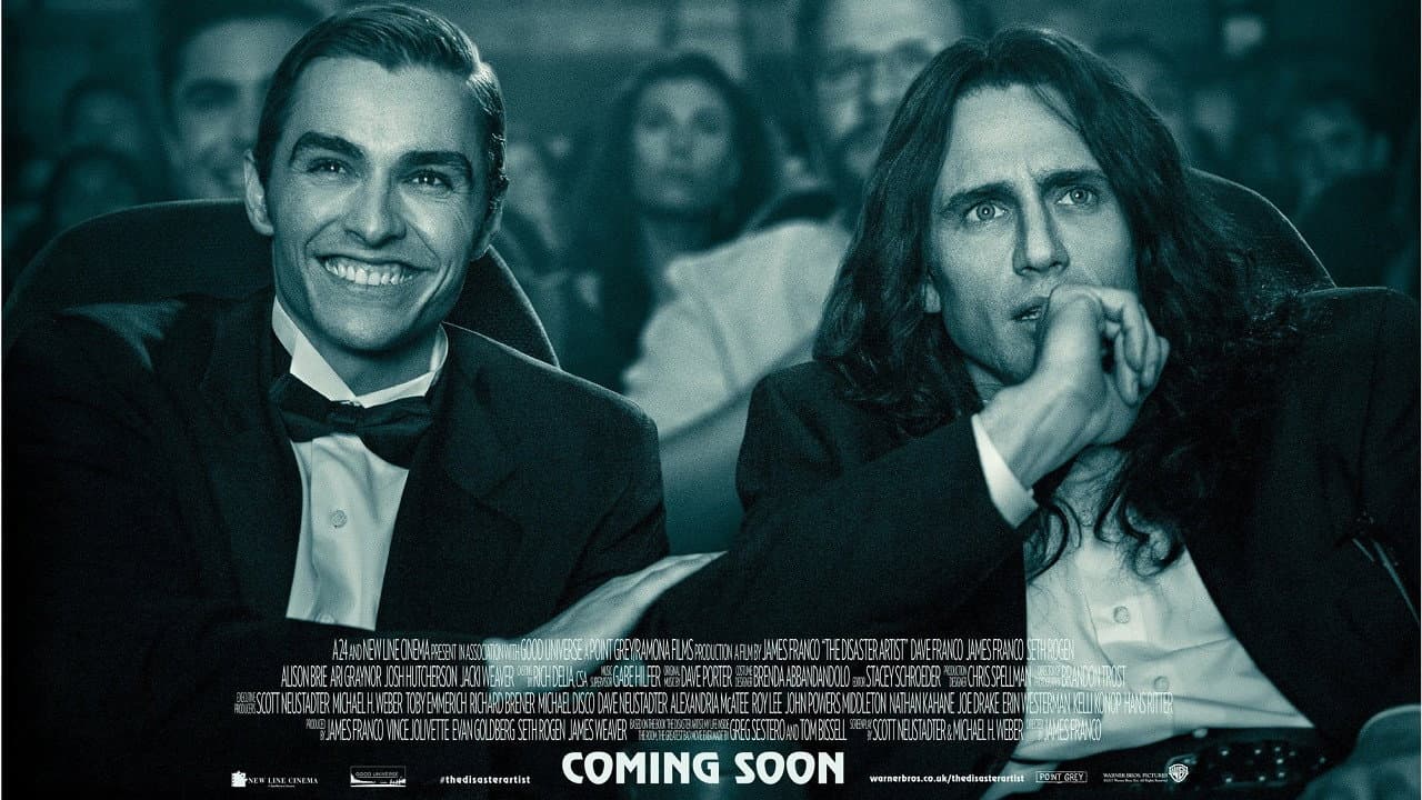 The Disaster Artist — backdrops with title 2