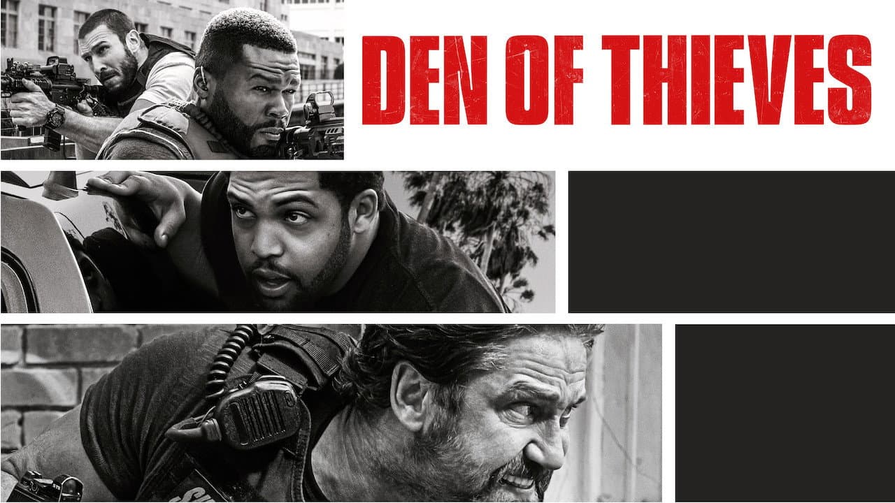 Den of Thieves — backdrops with title 8