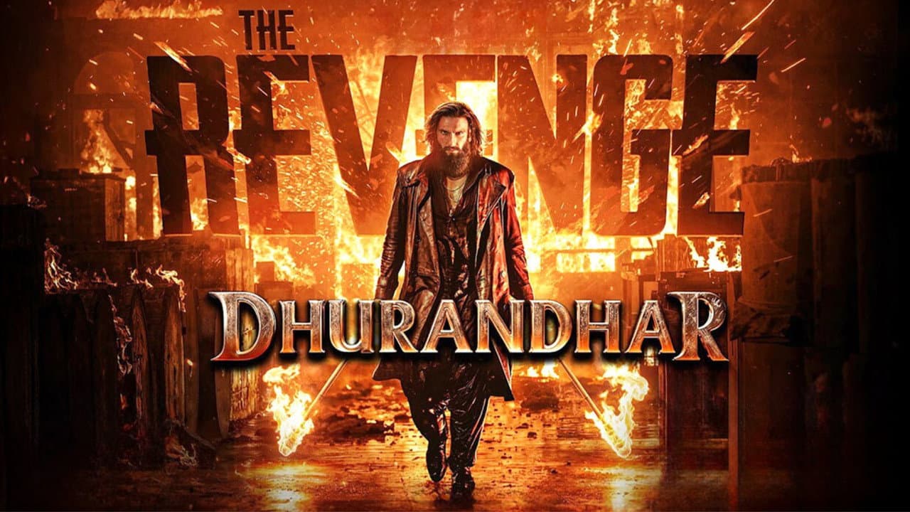 Dhurandhar: The Revenge — backdrops with title 6