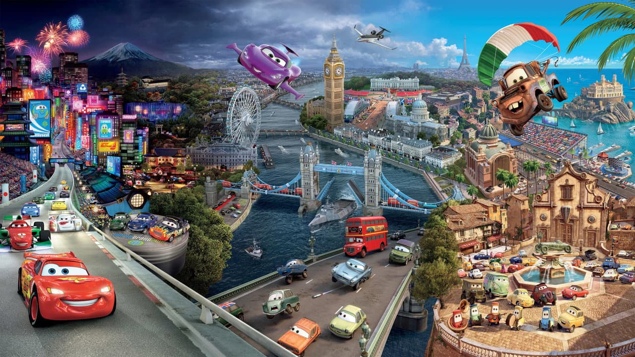Cars 2 — backdrops 6