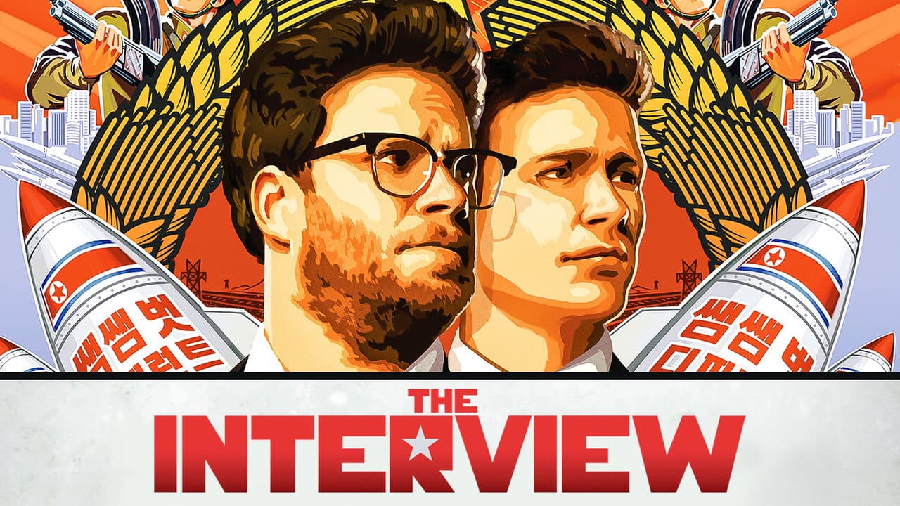 The Interview — backdrops with title 3