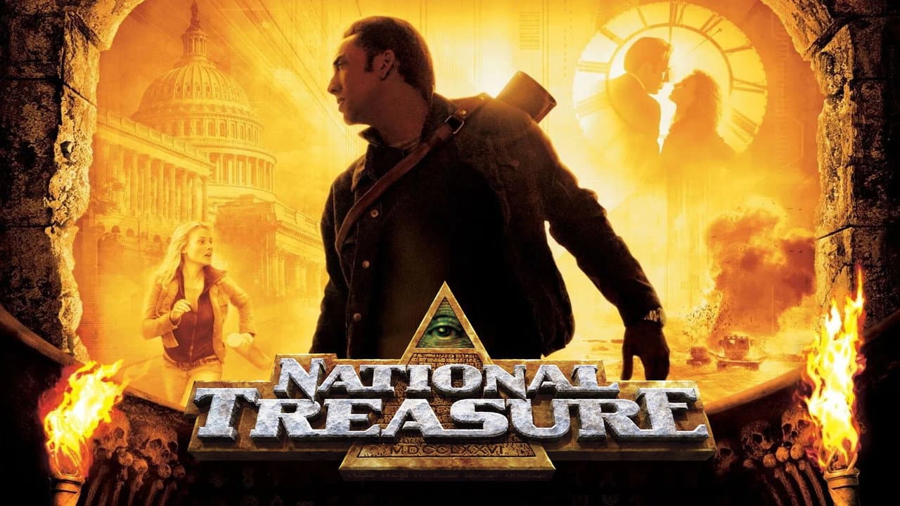 National Treasure — backdrops with title 2