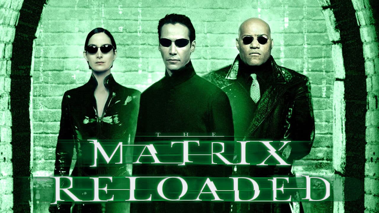 The Matrix Reloaded — backdrops with title 1