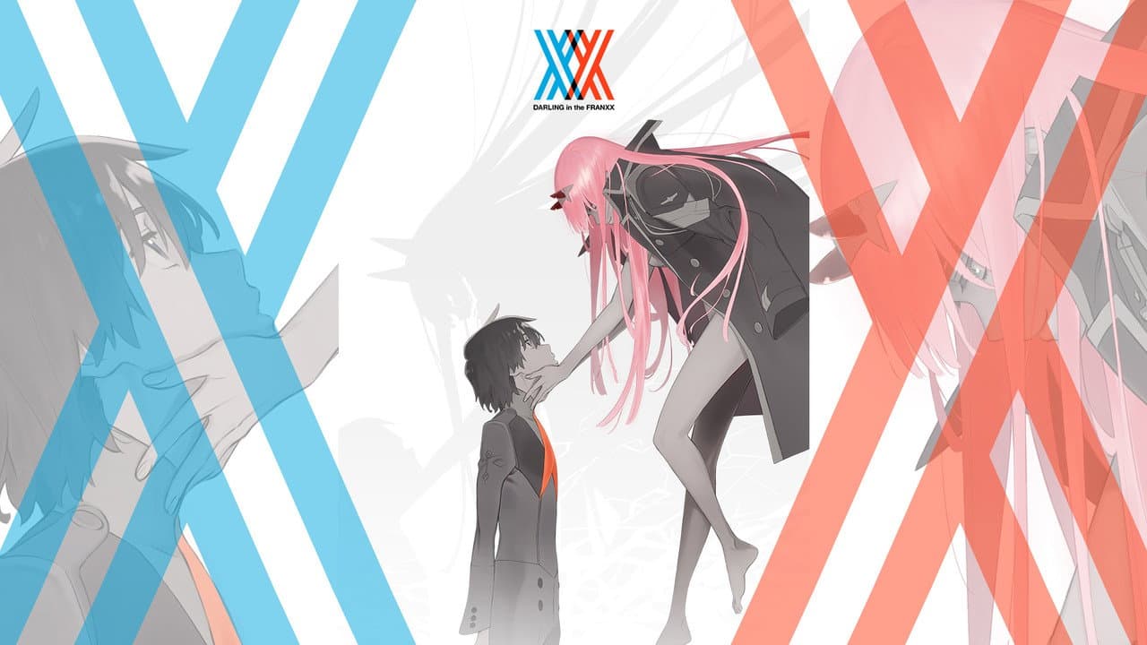 DARLING in the FRANXX — backdrops with title 2